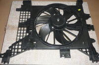 Фото запчасти 214814567R Запчасти на Renault (Рено) диффузор радиатора охлаждения, в сборе с мотором и крыльчаткой