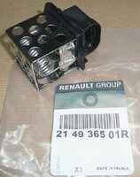 Фото запчасти 214936501R Запчасти на Renault (Рено) резистор обогрева