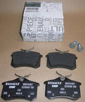 Фото запчасти 440661332R  колодки тормозные задние дисковые