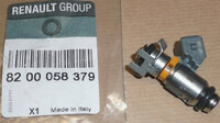 Фото запчасти 8200058379 Запчасти на Renault (Рено) форсунка топливная