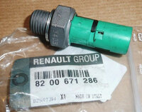 Фото запчасти 8200671286 Запчасти на Renault (Рено) датчик давления масла