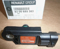 Фото запчасти 8200685363  датчик давления во впускном коллекторе, map