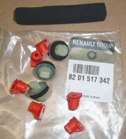 Фото запчасти 8201517342 Запчасти на Renault (Рено) комп фиксатор спойлер 6шт (плас)